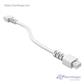 CABLE CONECTOR HORIZONTAL DOBLE